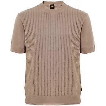 BOSS Cotton Linen Ajordino T-Shirt