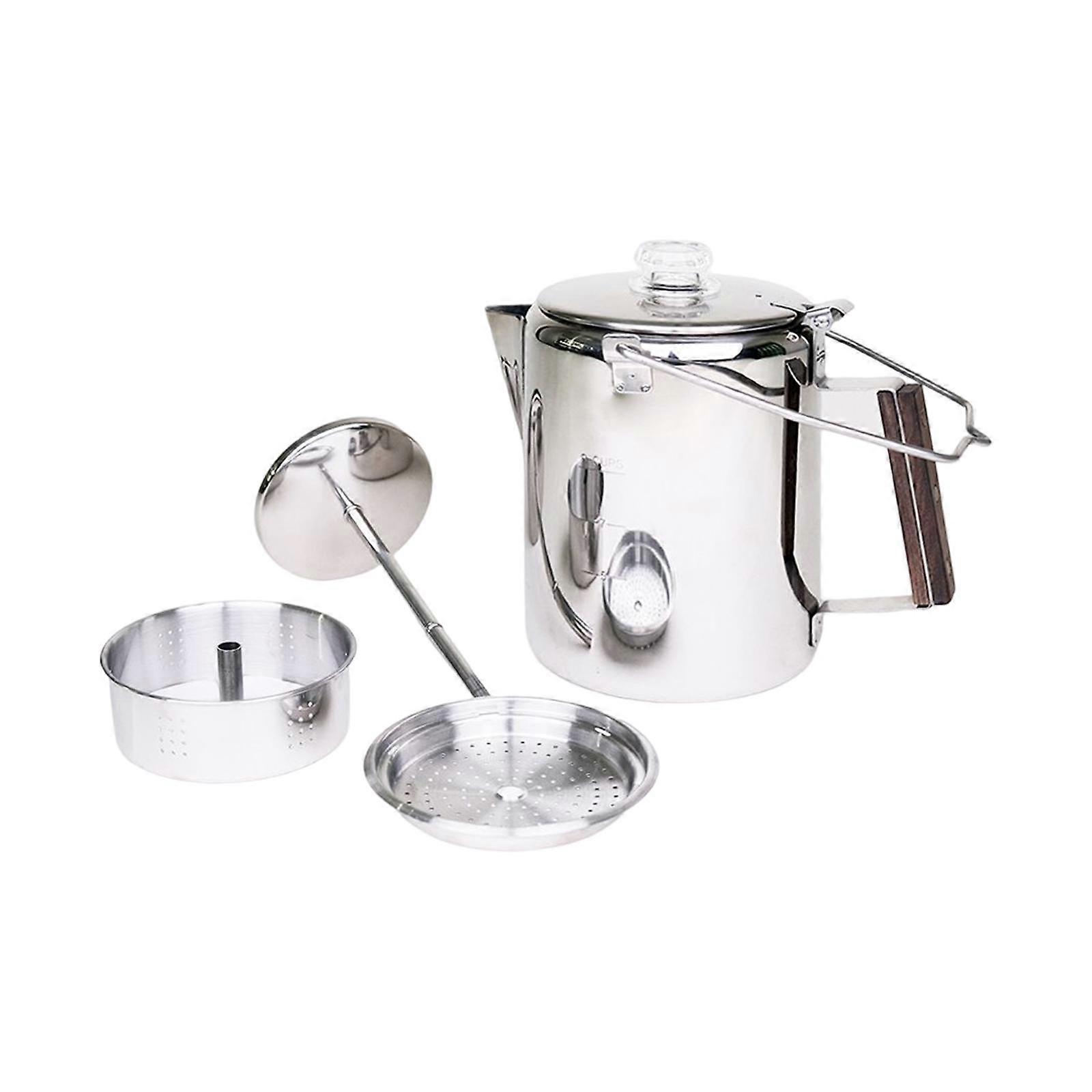 Καφετιέρα Percolator Camping Καφετιέρα Making Pot για Brew Coffee Stovetop