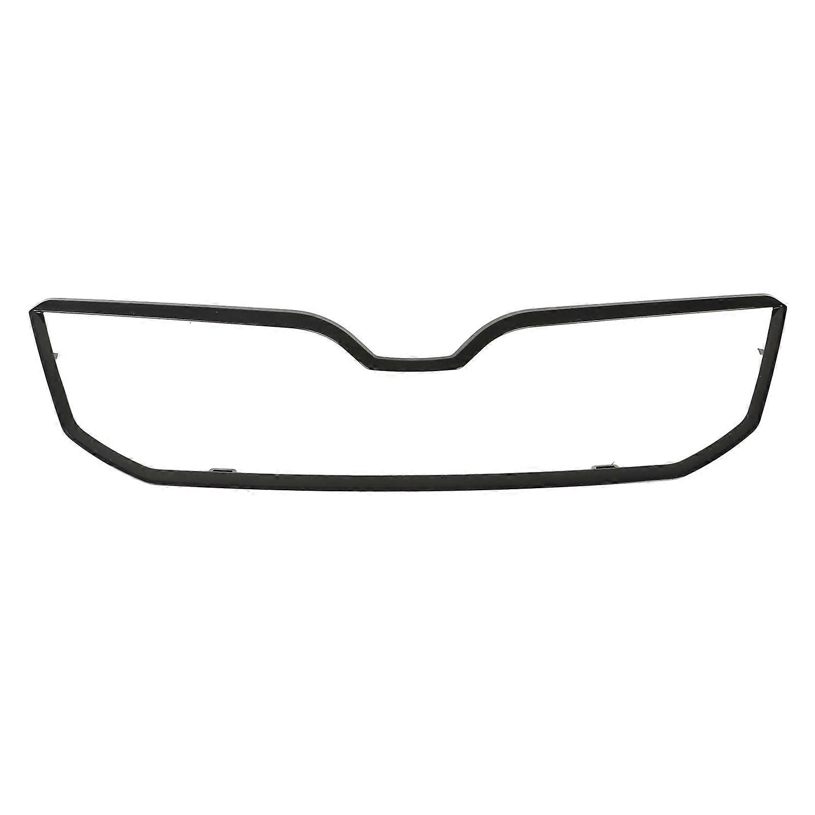 Black Front Bumper Cover Grid Upper Trim 5E0853761AF9R Replacement for Octavia 5E Pre‑facelift 2013‑2016