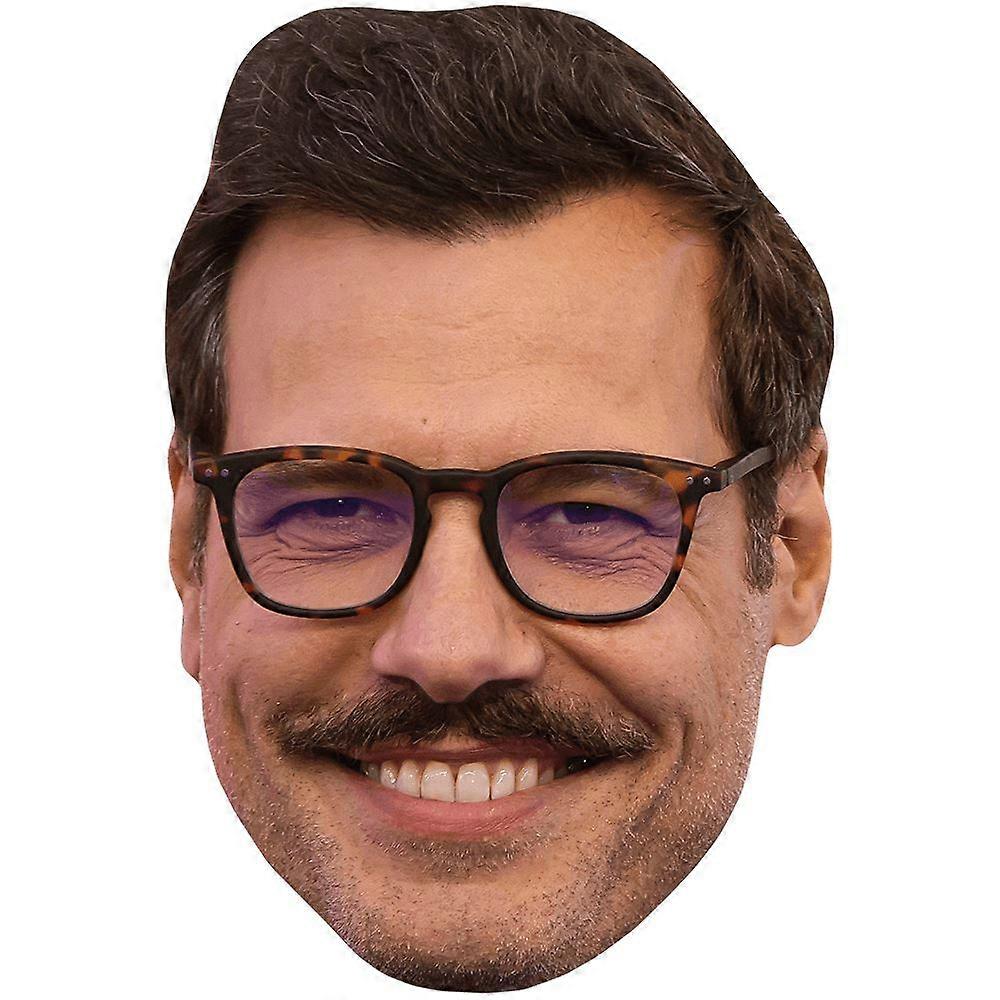 Laurent Lafitte (Glasses) Big Head. Larger than life mask.