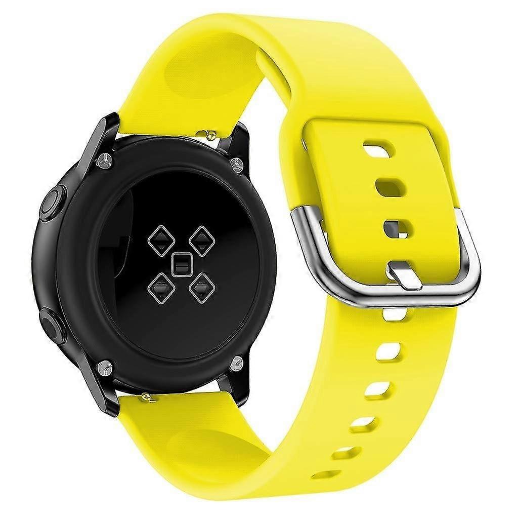 20mm Square Buckle Silicone Smart Watch Band Strap Compatible with GarminMove Luxe/Move Style/Move 3
