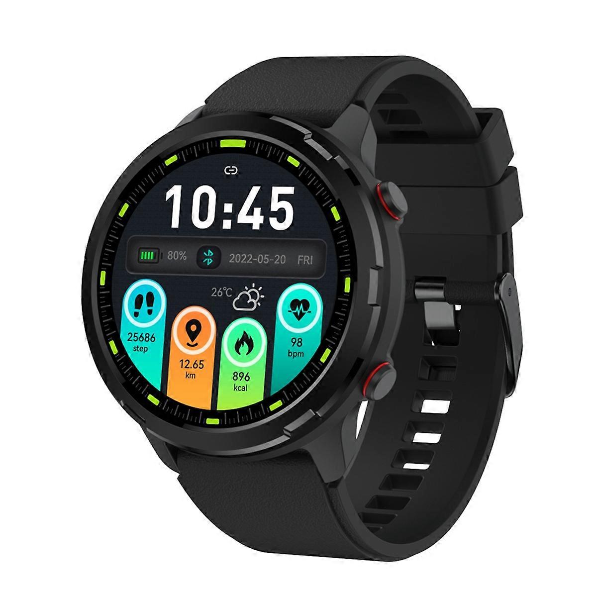 S47 Smart Watch with GPS Compass Watch for Men and Women Black
