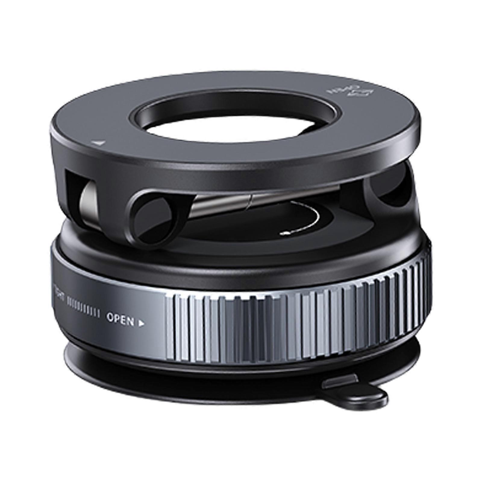 Windshield Magnetic Smartphone Mount Support Bracket with Vacuum Suction 360 Degree Rotatable for Navigation Video Calls  Black