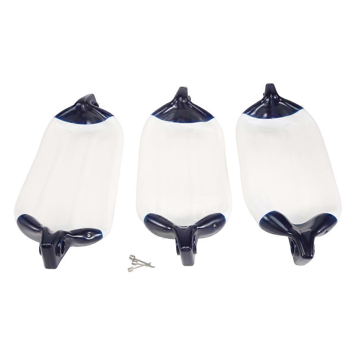 3PCS Aufblasbares Boot Fender PVC Boot Anker Stoßstange Marine Boot Fender für Boot, Segelboot, Cuddy usw. 