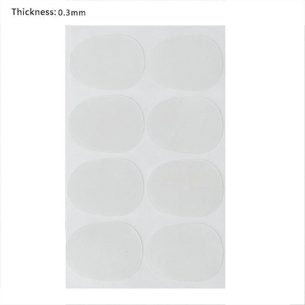 8 stk / sett diskant / alt / tenor saksofon klarinett munnstykke puter puter 0,3 mm hvit