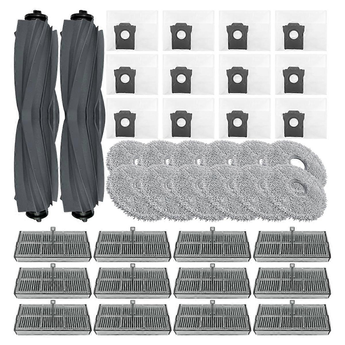 For X40 Pro Robot Vacuum Cleaner Main Brush Mop Hepa Filter