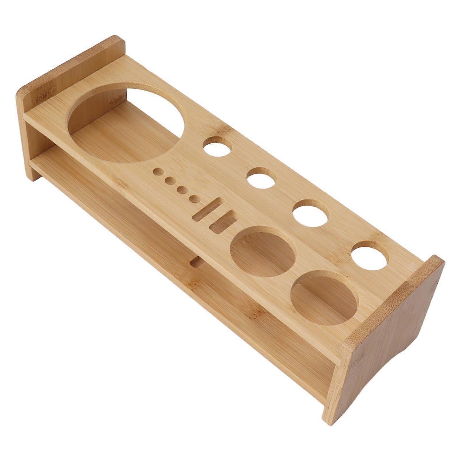 Space Saving Bamboo Wood Bartender Stand Kit Home Barware Tool Sets