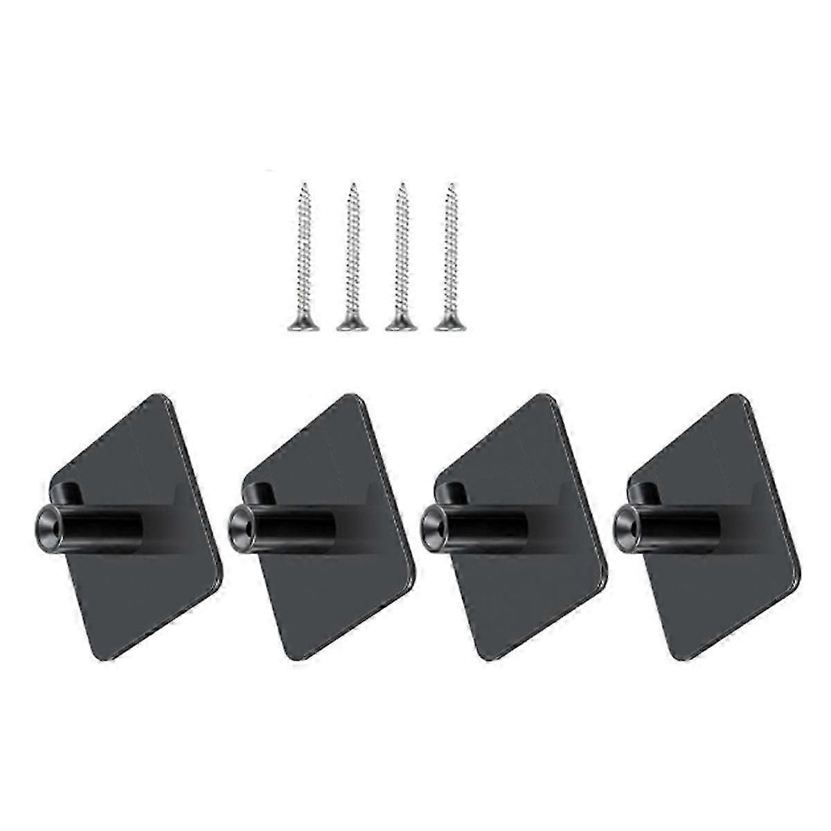 4Pcs Stand Mixer Attachment Holders Storage Organizer with Screw and Adhesive for Dough Hooks Flat Beater Wire Whip