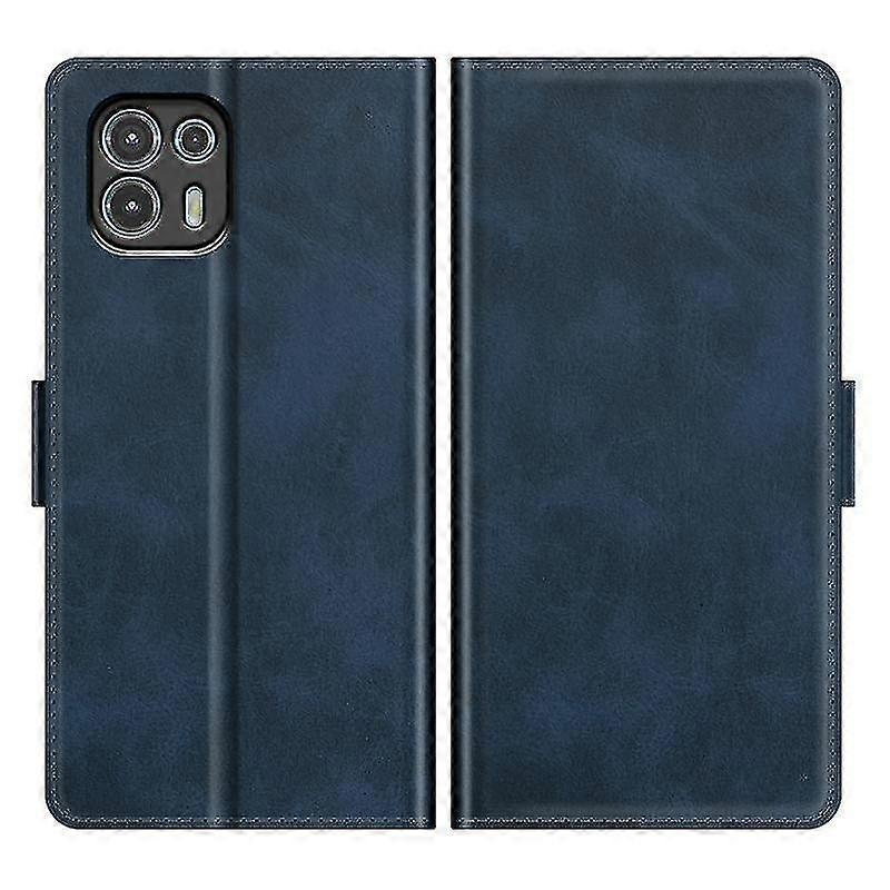 JiaWei compatibile con Motorola Edge 20 lite 5G Dual-side Fibbia Magnetica Orizzontale Flip Phone Custodia in Pelle con Supporto e Slot per Carte e Portafoglio (Da Knp