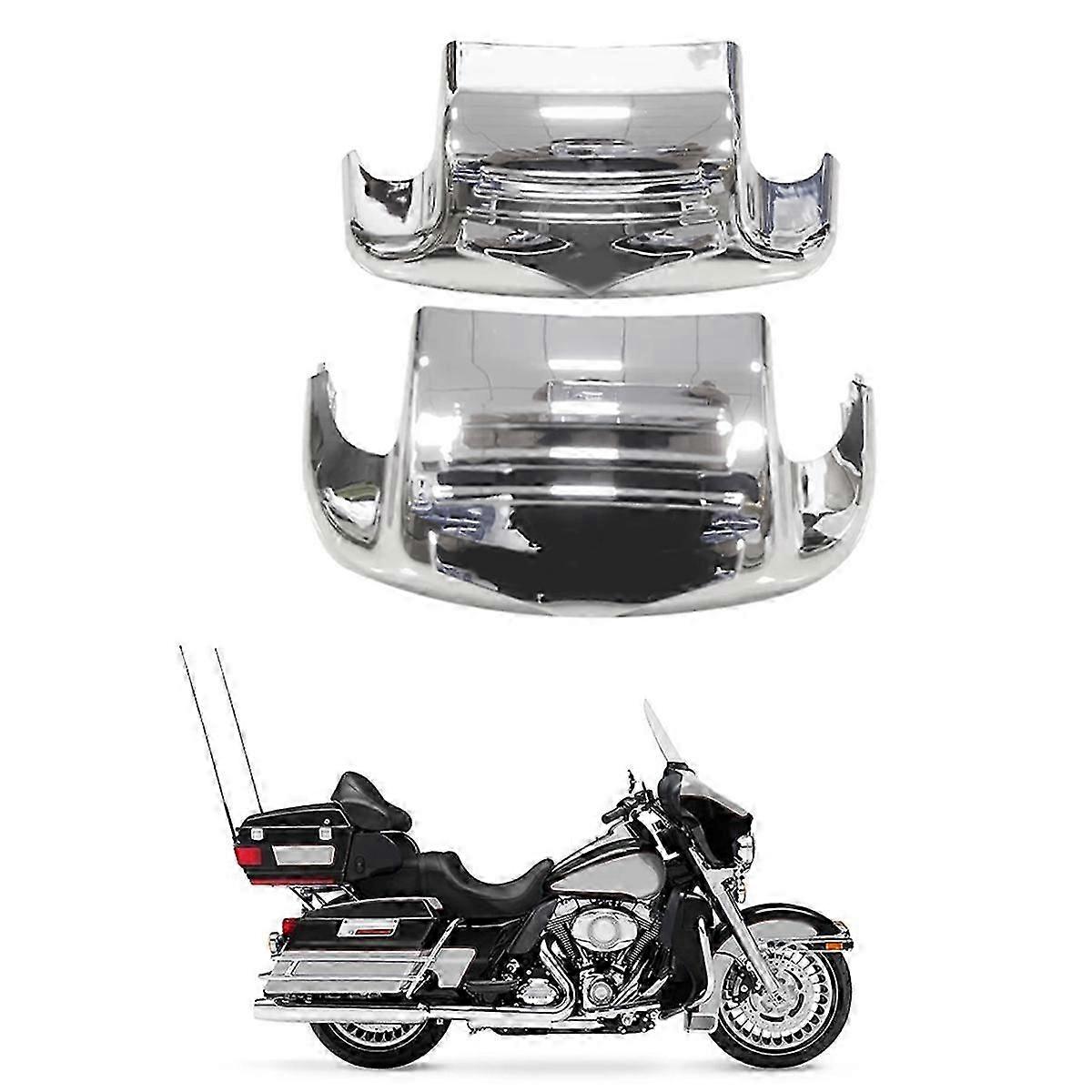Chrome Front Rear Fender Tip compatible with Harley Electra Glide Road King
