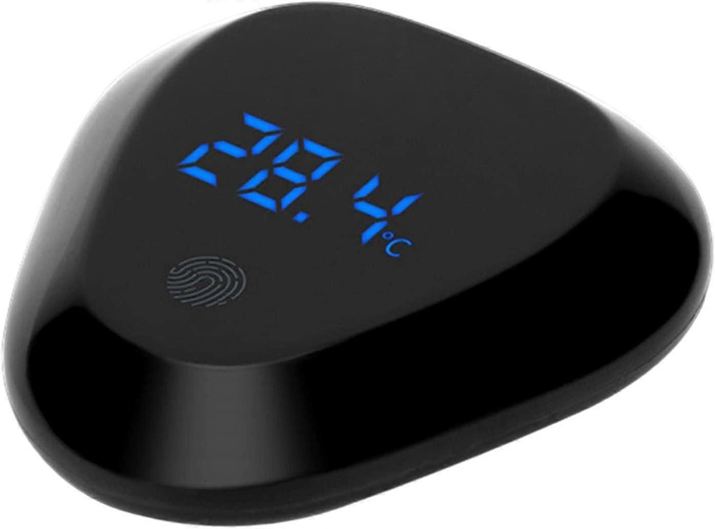 Digital Aquarium Thermometer Wireless Touch Screen Accurate LED Display Thermometer with Sticker