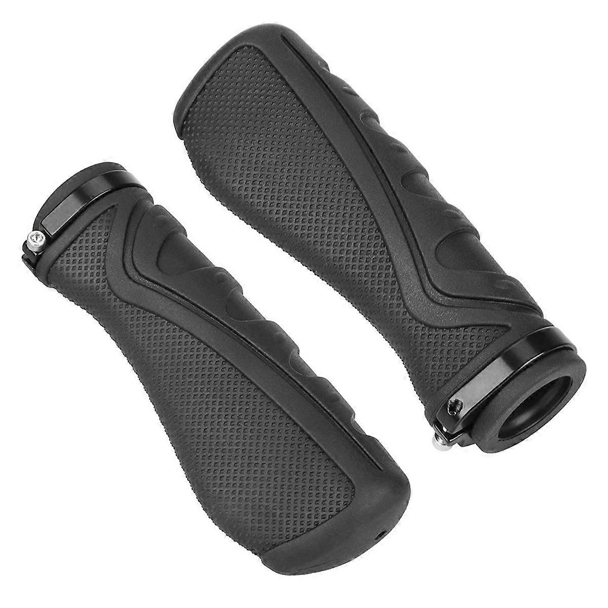 Handlebar Grip Cover Electric Scooter Grips with Locking Ring Bicycle Non-Slip Handlebar Grips for