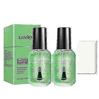 2pcs LANBENA Blackhead Remover Serum Black Head Removal Face Mask Skin Care Facial Beauty Shrink Pores Treatment Shrinks Pore Essence