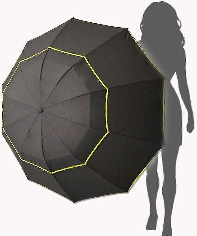 Extra Large Golf Umbrella Folding Umbrella Rainproof Compact Oversize, Acsergery Double Gift