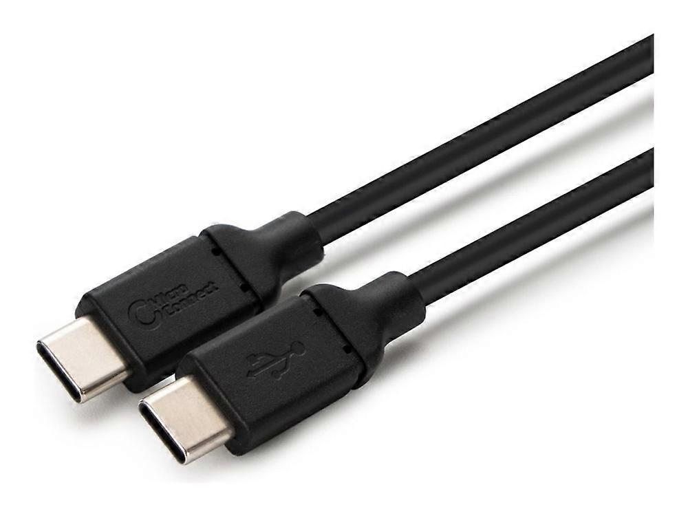 MicroConnect - USB-kabel - 24 pin USB-C (hane) till 24 pin USB-C (hane) - 20 V - 3 A - 3 m - svart