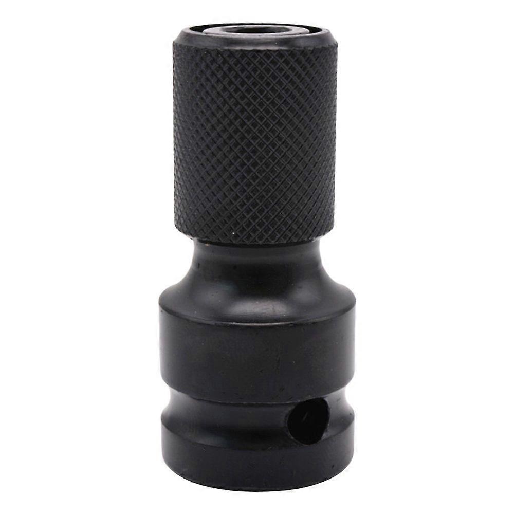 1/2" Drive to 1/4" Hex Drill Converter Quick Release Chuck For Impact and Ratchet Wrenches Socket Adapter Drill Chuck Converter Impact Driver
