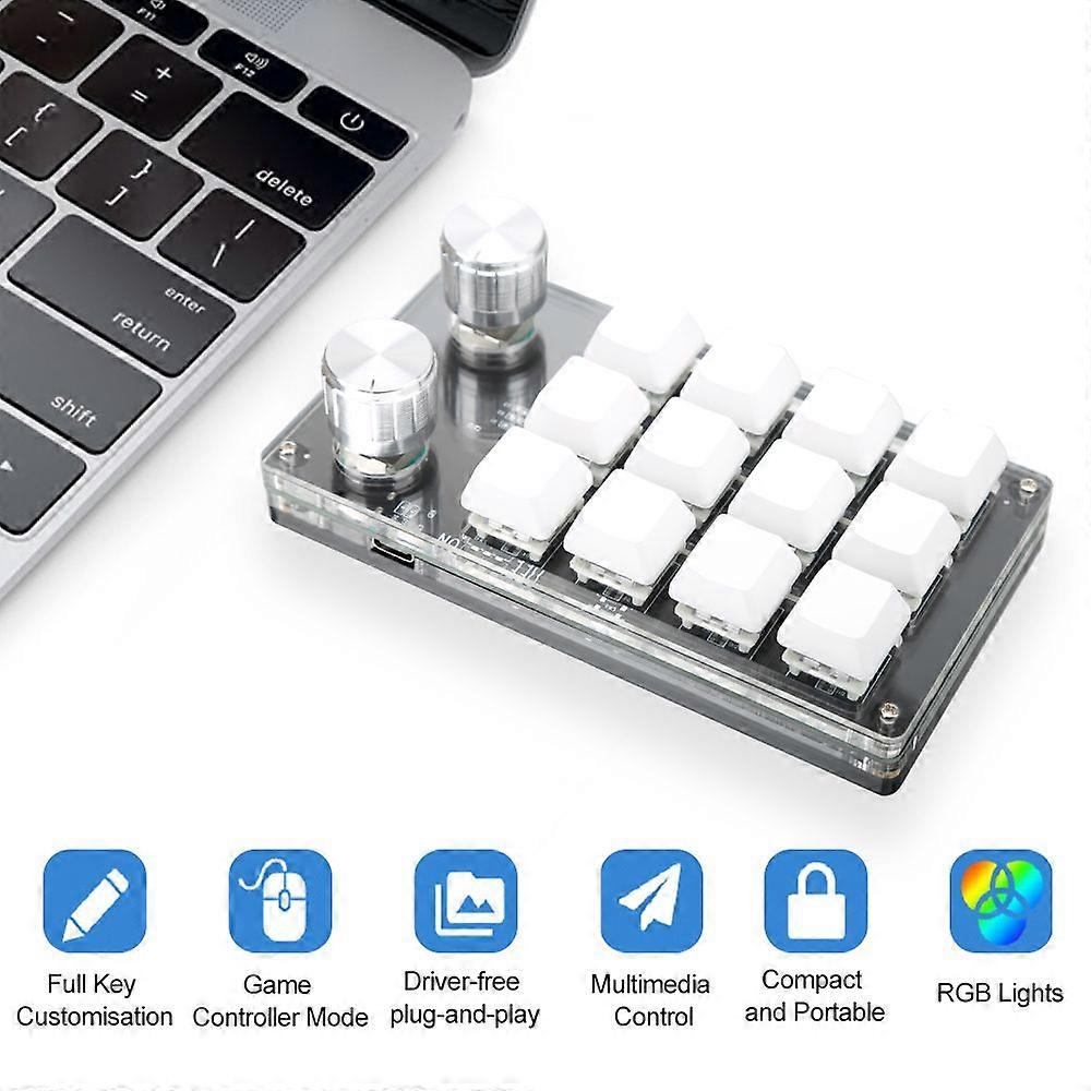 Hot Swap Customized RGB Knob Mini Keyboard Set Bluetooth Wireless/USB Mechanical Gaming Keyboard Shortcut Programmable Keyboard