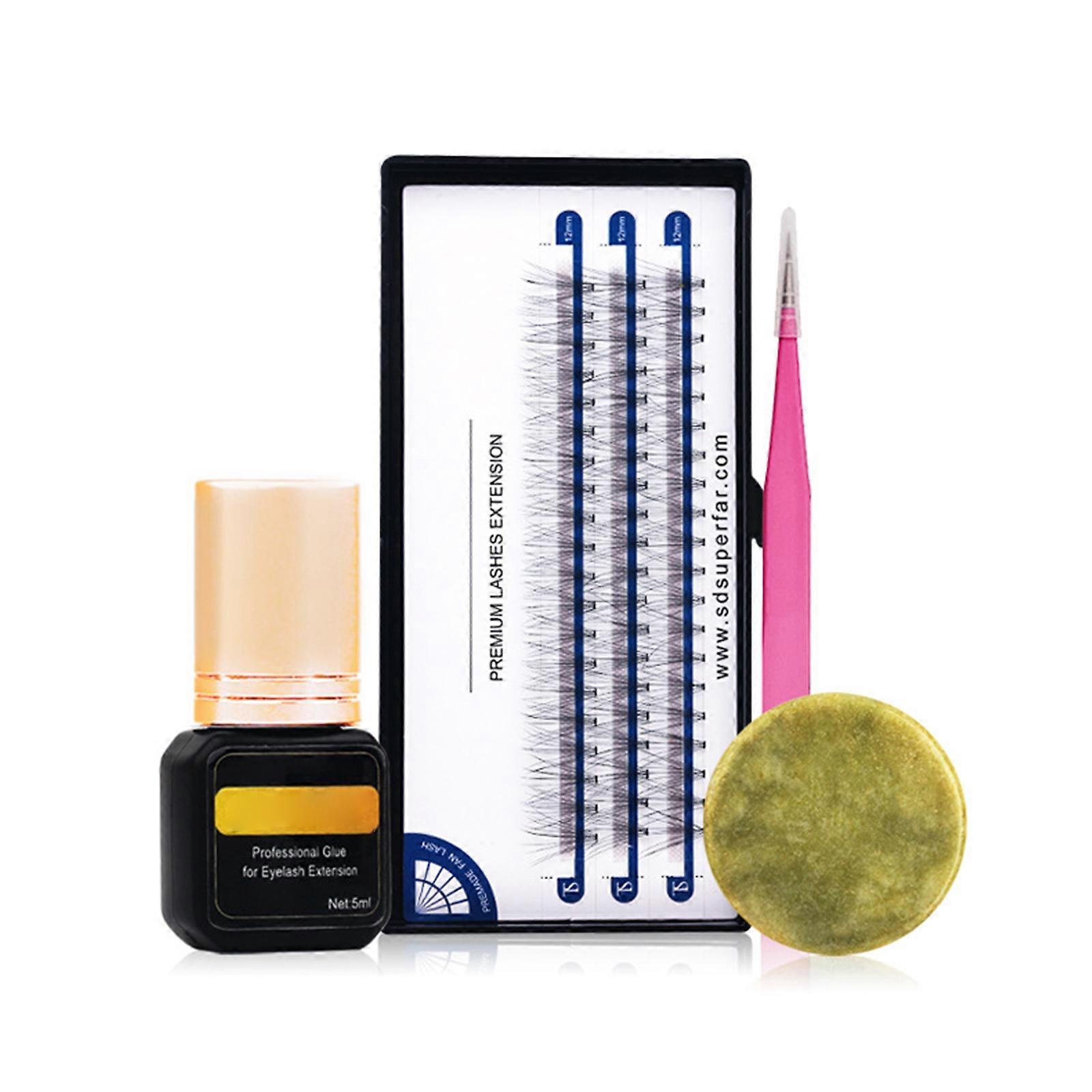 70-day Self-grafting Eyelashes Set  Sectional Split Tips Lashes Weaving