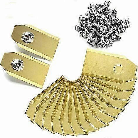 Set van 45 titanium messen voor Husqvarna Automower, Gardena, Yardforce robotmaaier (3