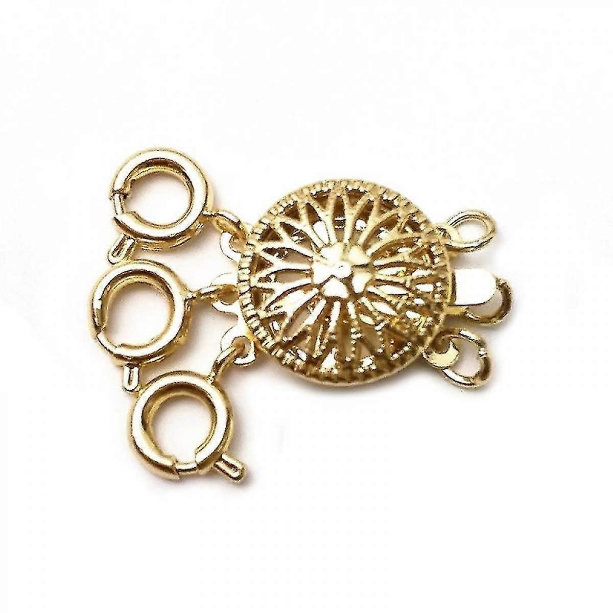 Multi Strands Clasps Layering Necklace Clasp Separator For Stackable Chains Diy