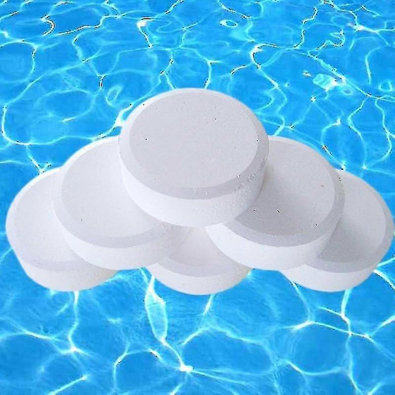 100 Pcs Chlorine Tablets Multifunction Instant Disinfection For Swimming Pool Tub Spa