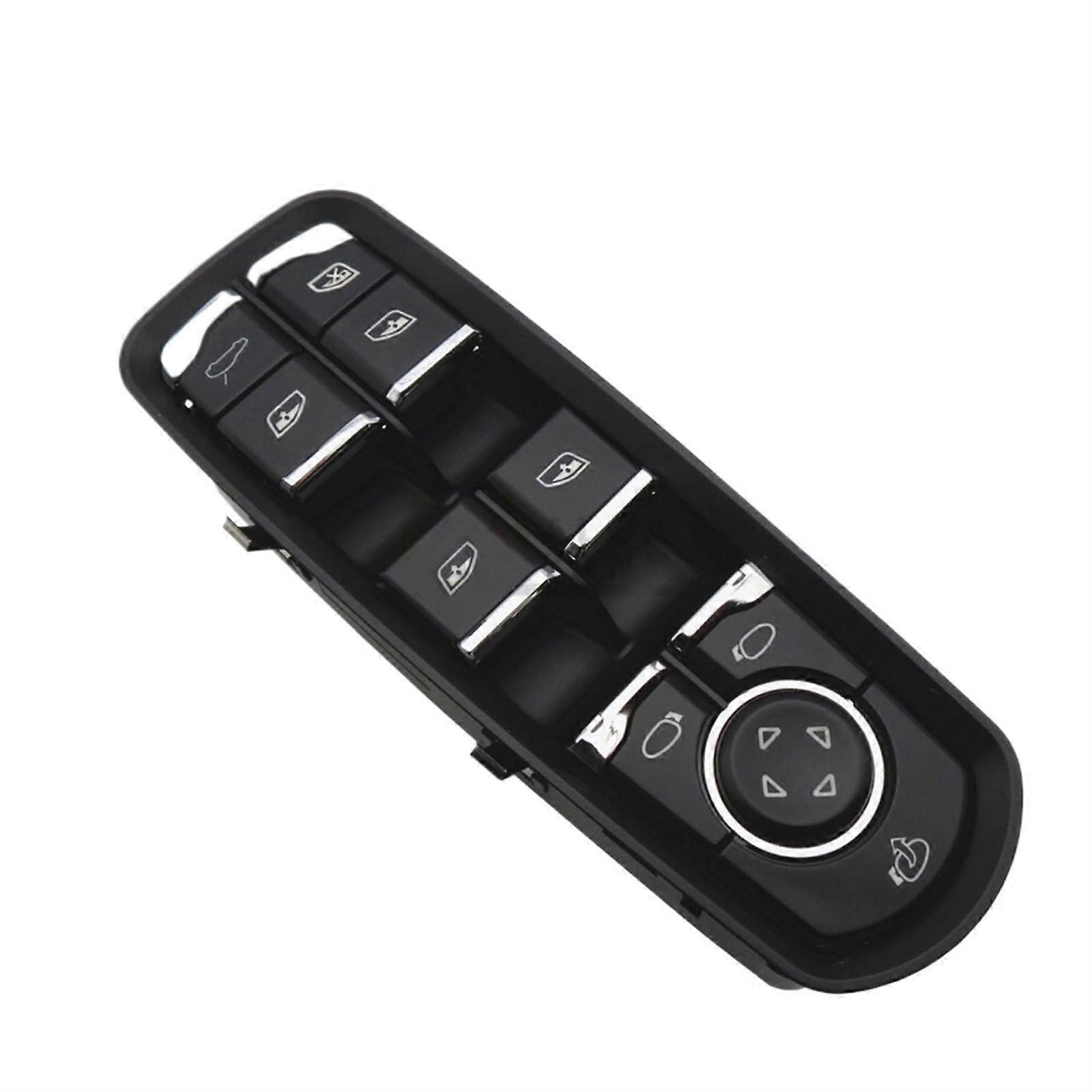 Car Switch Master Power Window Switch Button Compatible with Porsche Panamera Cayenne Macan Electric Window Panel Replacement