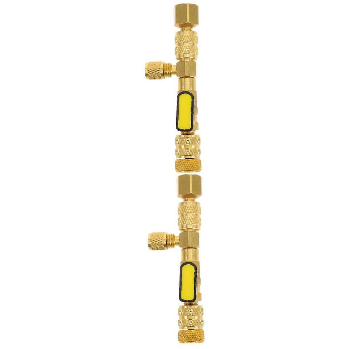HVAC System Valve Core Remover Tool - 2 Sets of AC Valve Core Removal Tools for Quick Air Conditioning Repairs