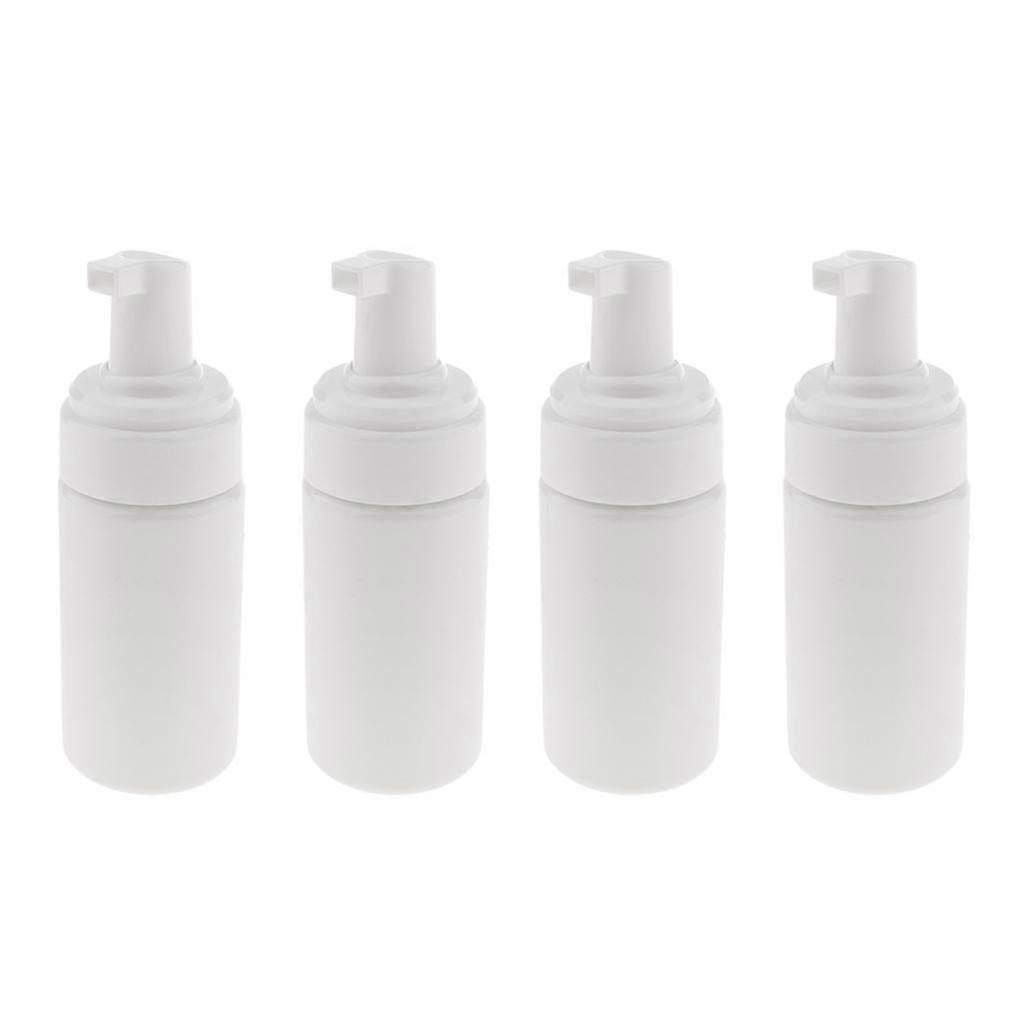 Pack of 4, Empty Dispenser, Soap Foam Foaming Pump Suds Bottles, Travel, 100ml