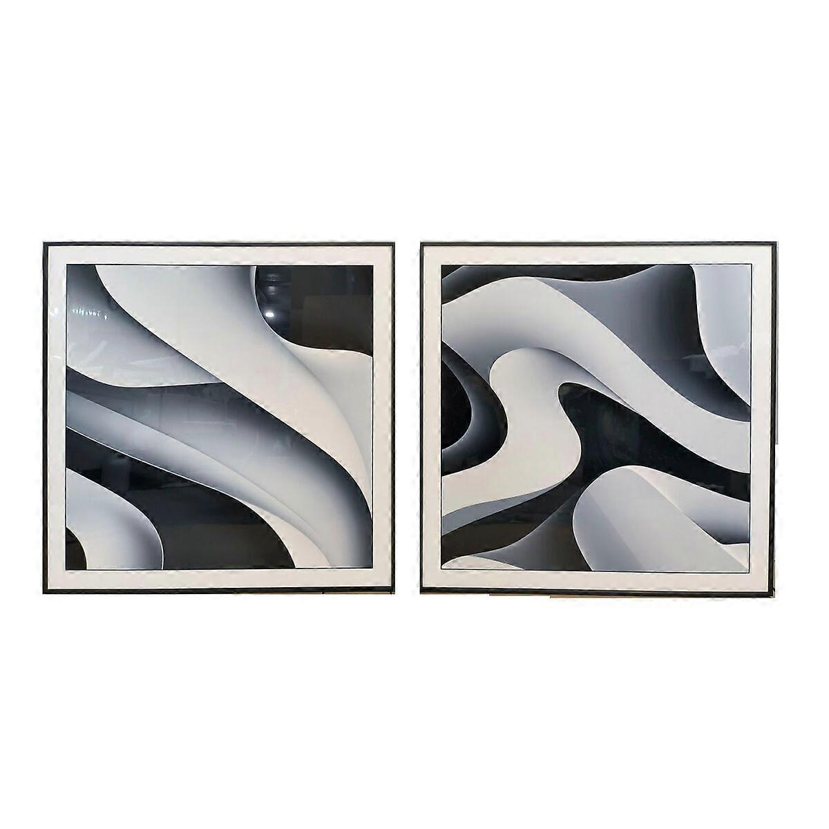 Image Home ESPRIT Aluminium Wood MDF 80 x 3.5 x 80 cm