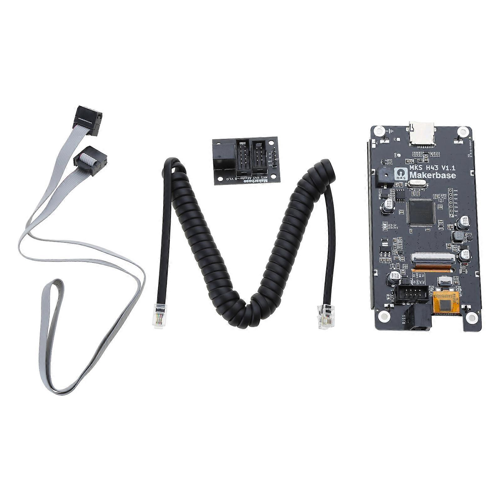 4,3 Zoll IPS 800x480 3D-Drucker LCD-Display für Touchscreen Controller Board Kit für Marlin2.x für mit flexibler flacher Rippe passend zu MKS GEN L