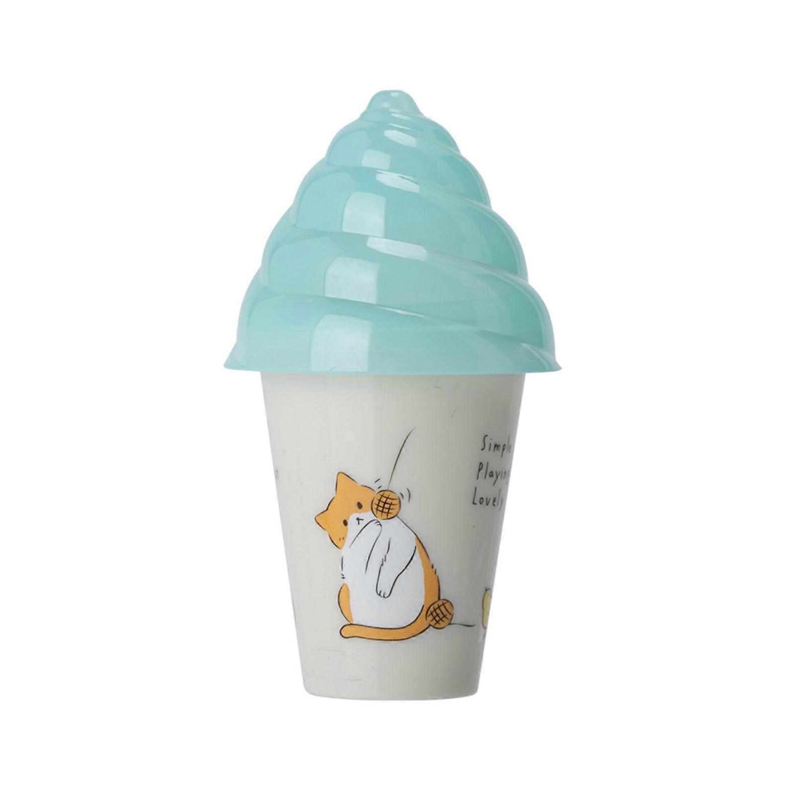 Mini Ice Cream Pencil Sharpener with Cover Single Hole Sharpener for Boy Girl Adult Student School Office Random Styles