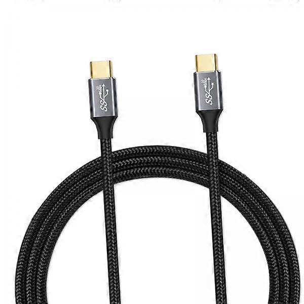 2xUSB C to Type C Cable Type-C3.1 Gen2 10Gb 100W PD Charging Data Cord 1M