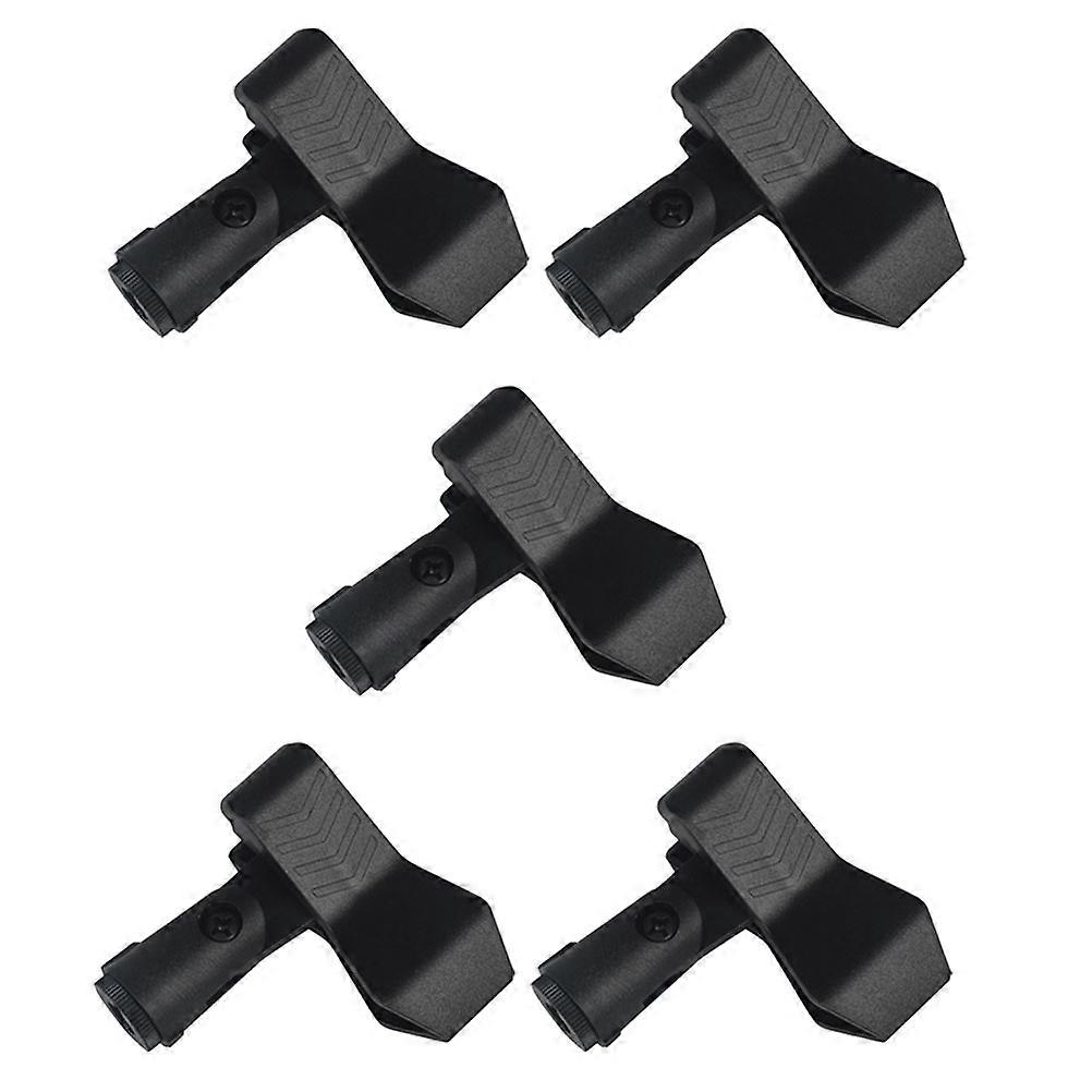 5pcs Microphone Clips, Durable Mic Holders, Lightweight & Portable Design, Easy Installation for Musicians and Audio Professionals