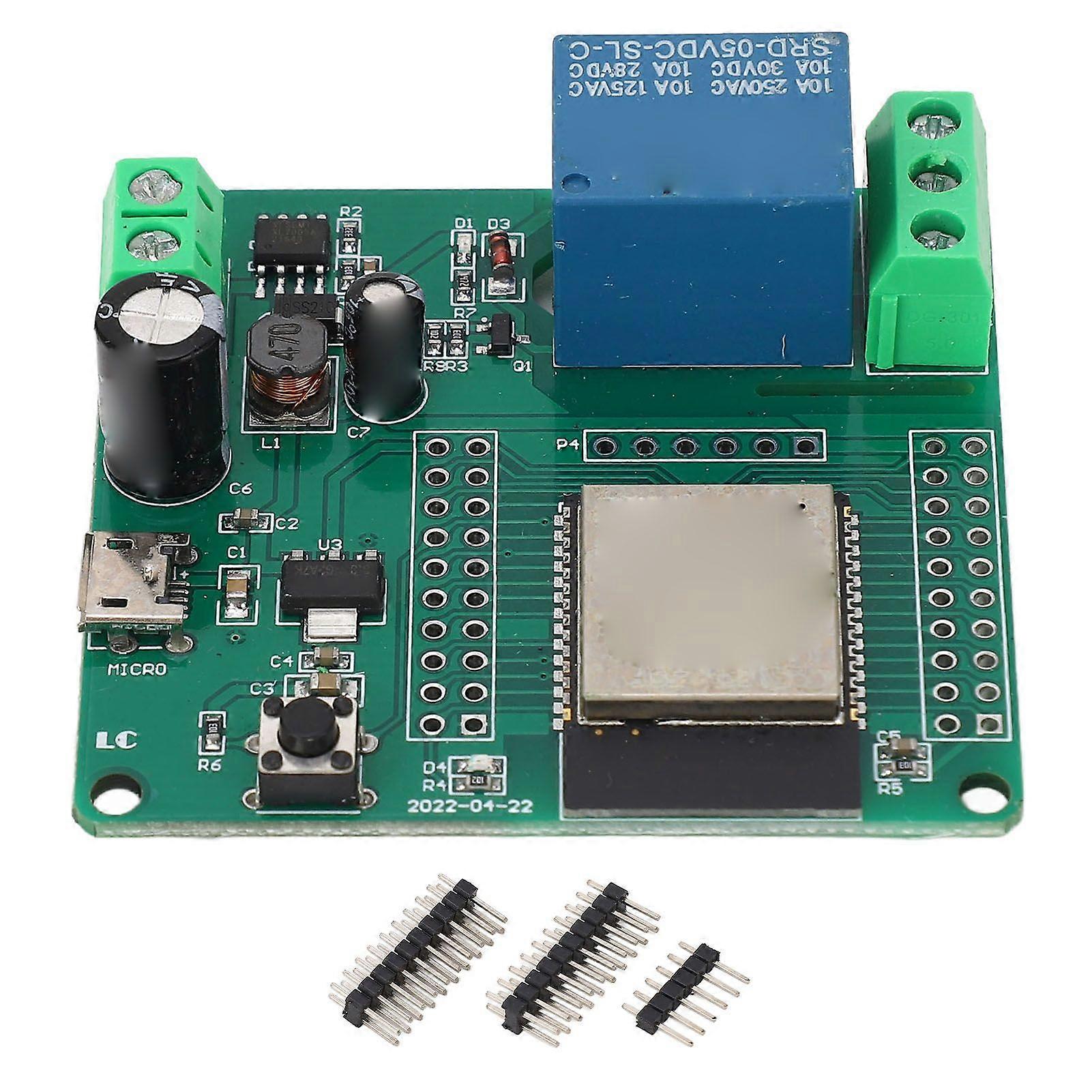 Wysokiej jakości jednokanałowy moduł przekaźnikowy ESP32 WIFI Bluetooth BLE AC90-250V