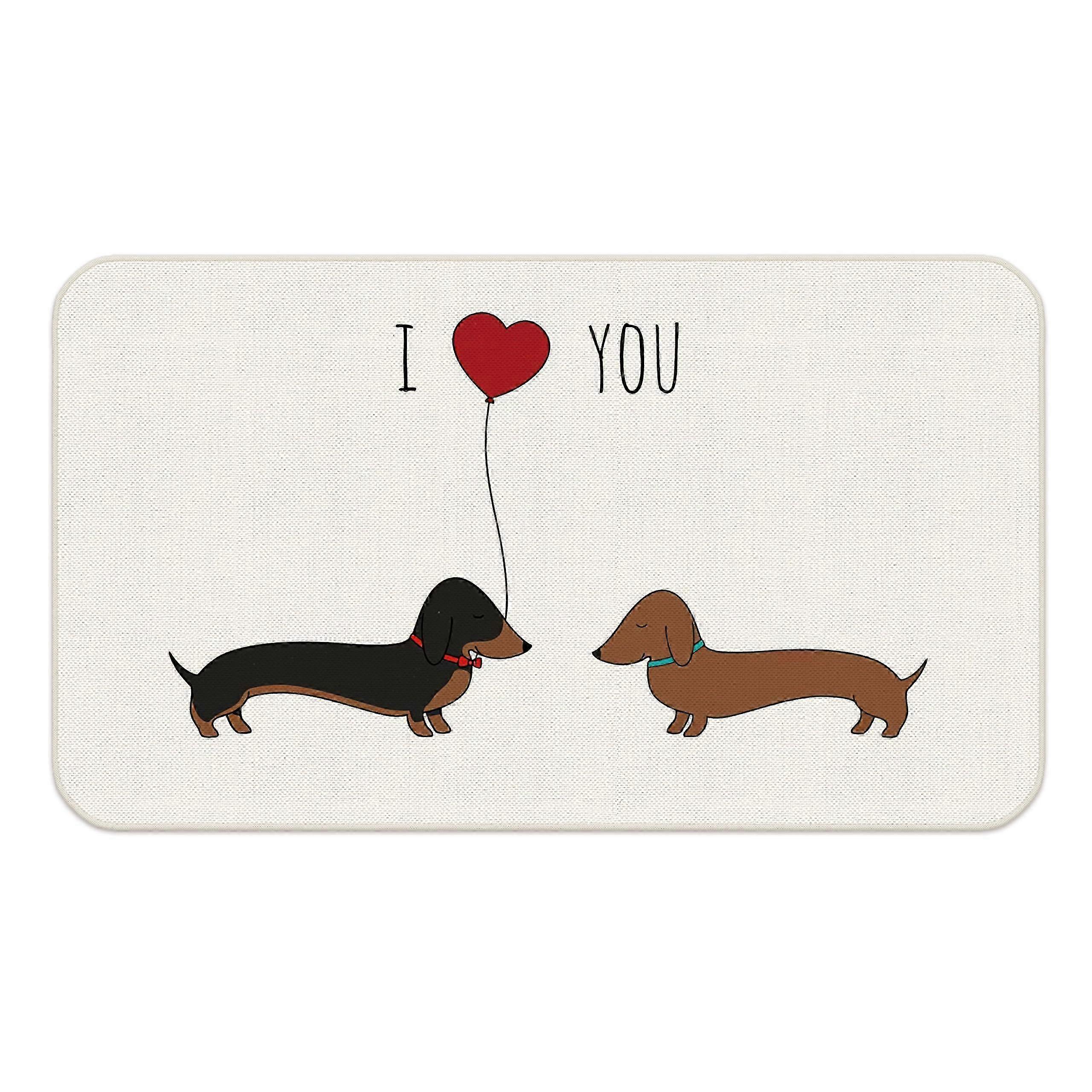 Dachshund Pet Mat Measuring 30x17 Inches for Comfortable Rest and Relaxation