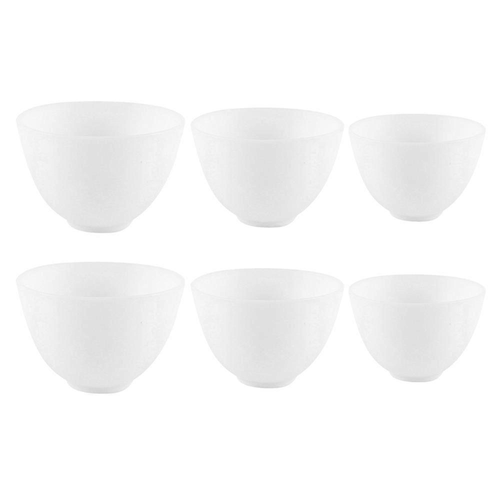 Here's a refined product description for your **6pcs Falling Silicone Mixing Bowls**:
### 6PCS Falling Silicone Mixing Bowls – DIY Facial & Hair