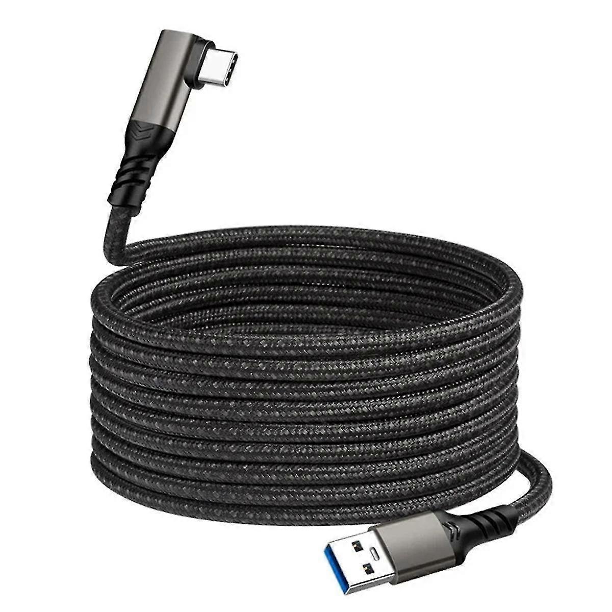 Link Cable for Quest 2 VR USB 3.2 Quick Charge Cables Data Transfer Fast Charges VR Headset Accessories,1 Meter