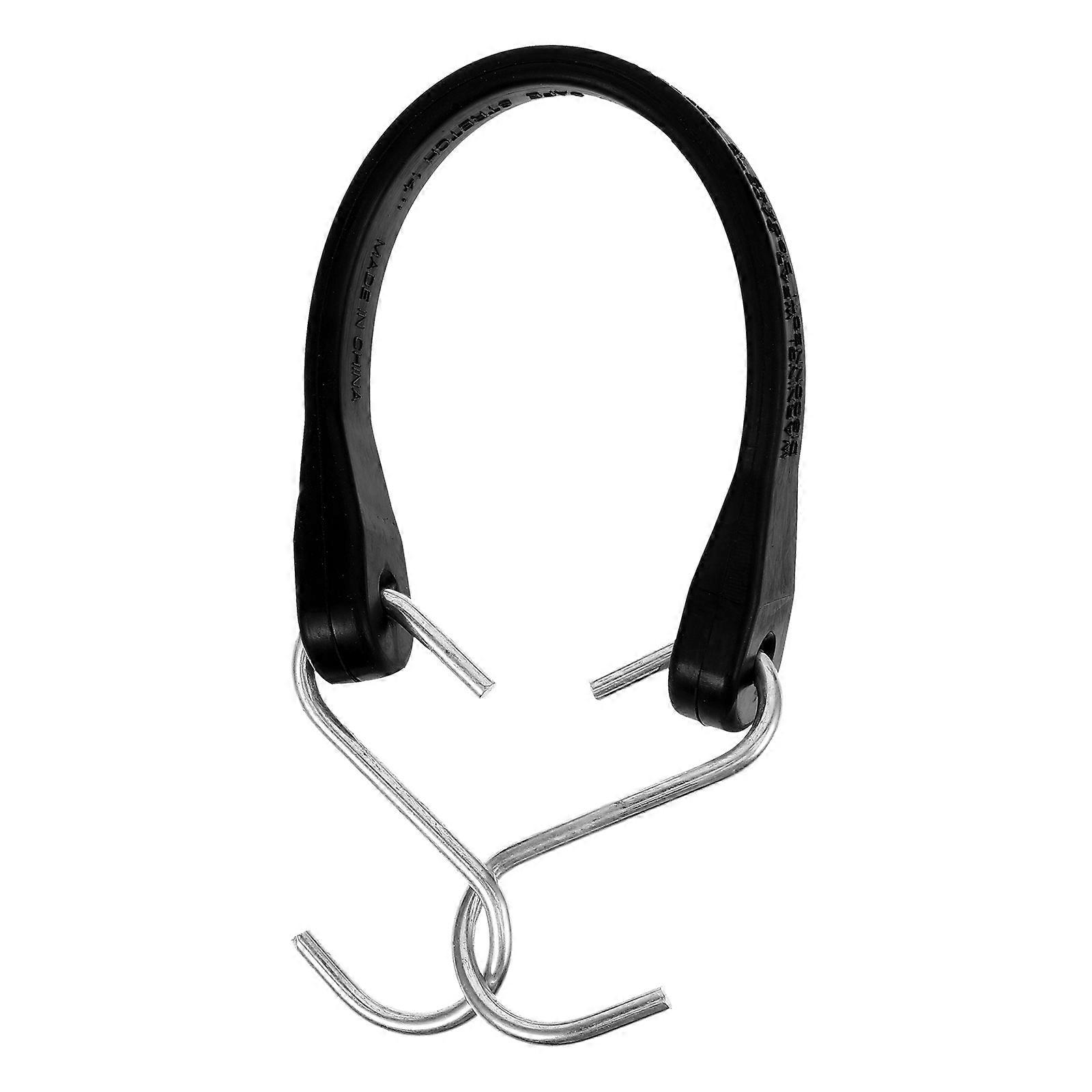 Heavy Duty Elastic Tarp Strap with Hooks, Rubber Cargo Tie Down Cord for RV, Outdoor, Garden, Home and Workshop Use