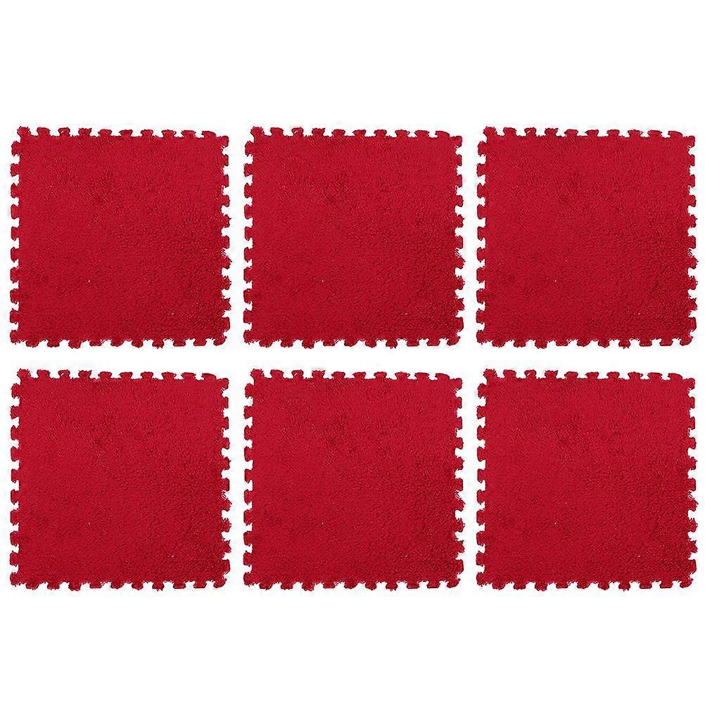 6Pcs Household Flooring Tiles Multi-function Play Mats Replaceable Puzzle Cushions