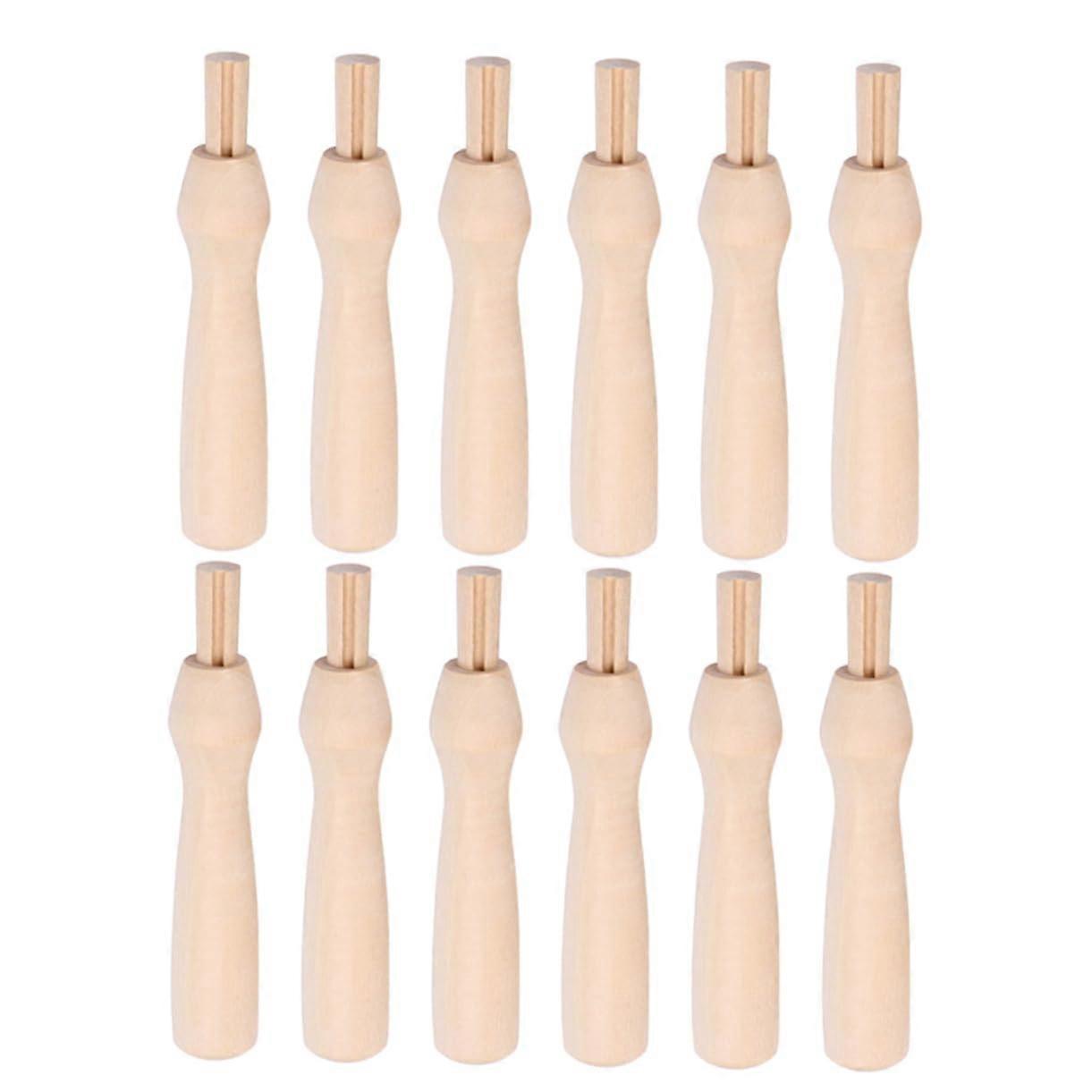 15pcs Felting Needles Wooden Handles Needle Felting Kit Tools for Craft Multi Tool Handles