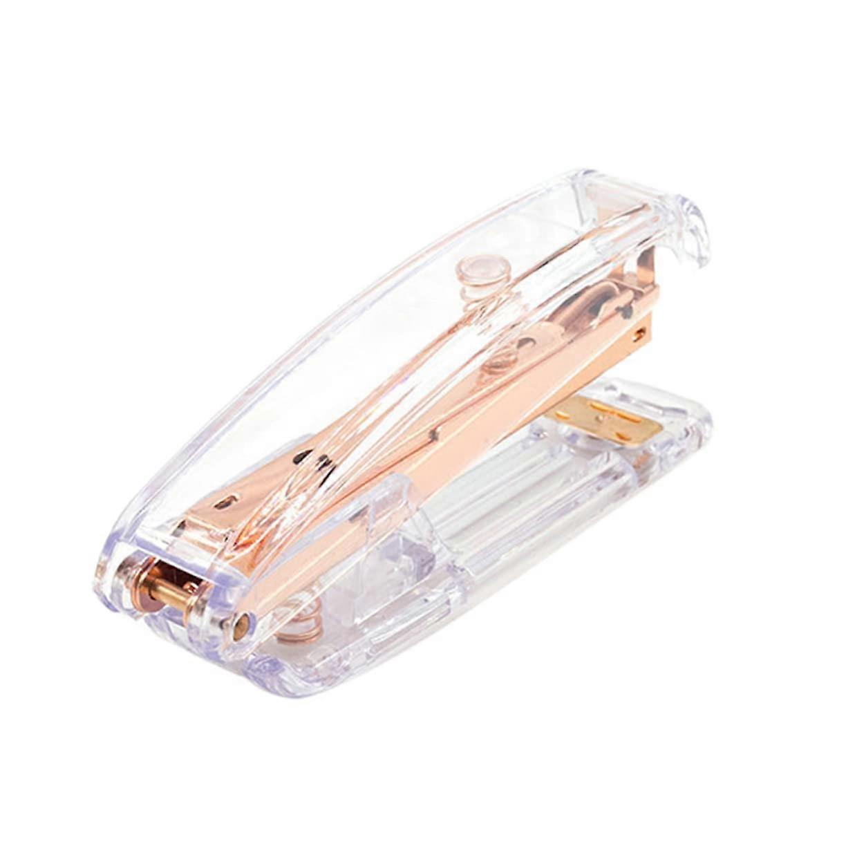 Elegant Rose Gold Stapler Desk Stapler for Office Document Binder