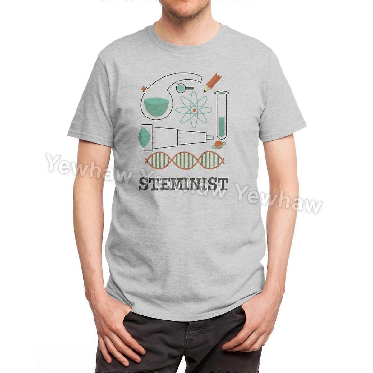 Steminist Science Retro Technology Engineering Math STEM T-Shirt feminist minimalist laboratory experiment