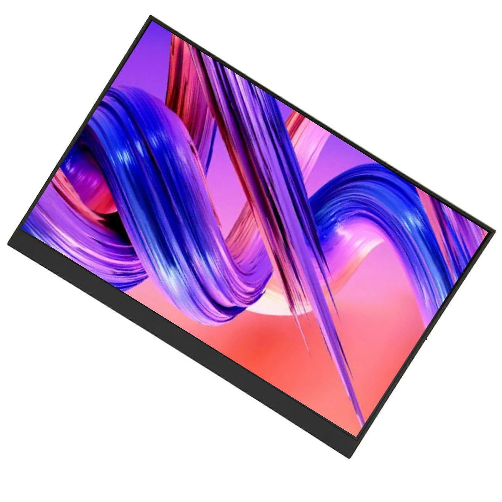 Portable Monitor 16 Inch 2.5K 144Hz HD Multimedia Interface 3.5mm Type C Port External Display for PS3 PC Phone 