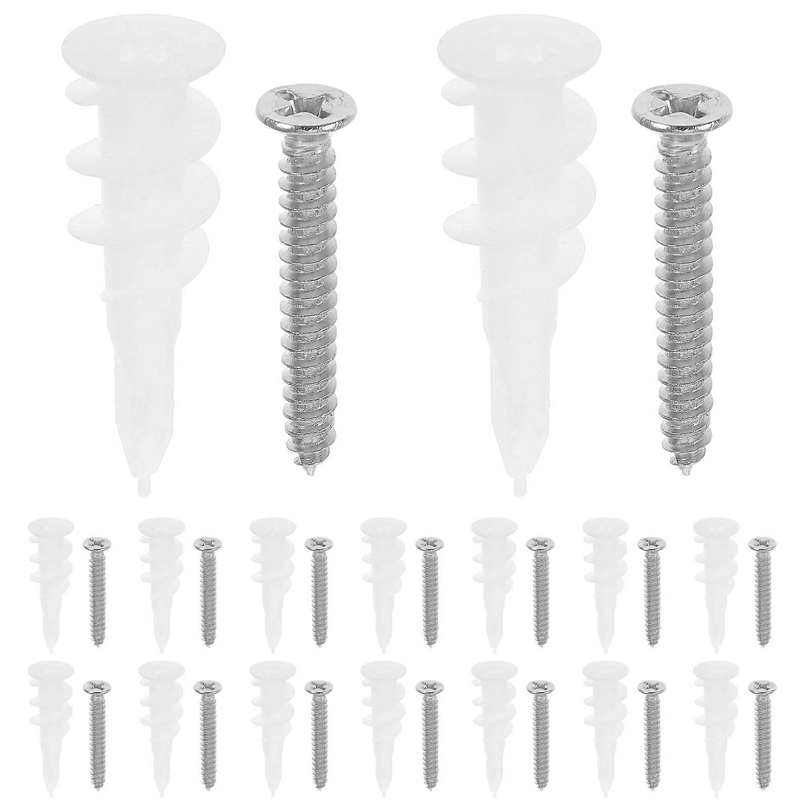 Hanging Kit Wall Anchors for Furniture DIY Users Plastic 4.00X1.30X1.30CM Mounting Furniture 50Sets