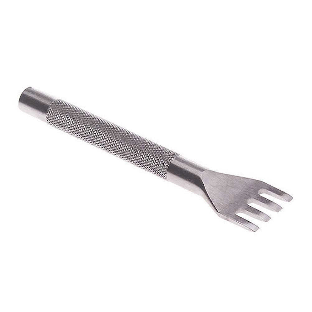 Leatherworking Tool Set Leather Punching Tools Craftsmen High Strength Steel 10.00X1.50X0.83CM Punching 1Pcs