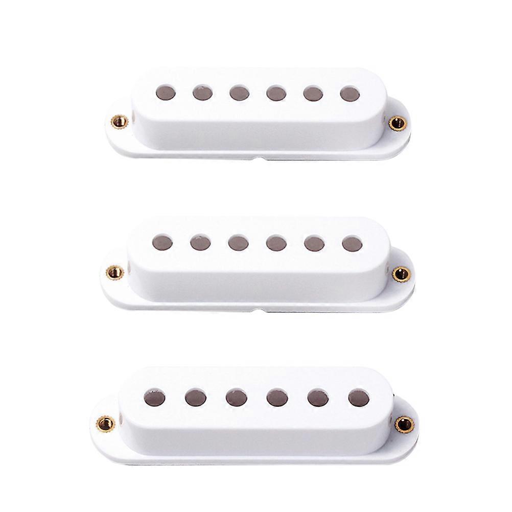 Pickup Cover Guitar Electric Guitar Reinforcement Plate For Music Band Practice White 3Pcs