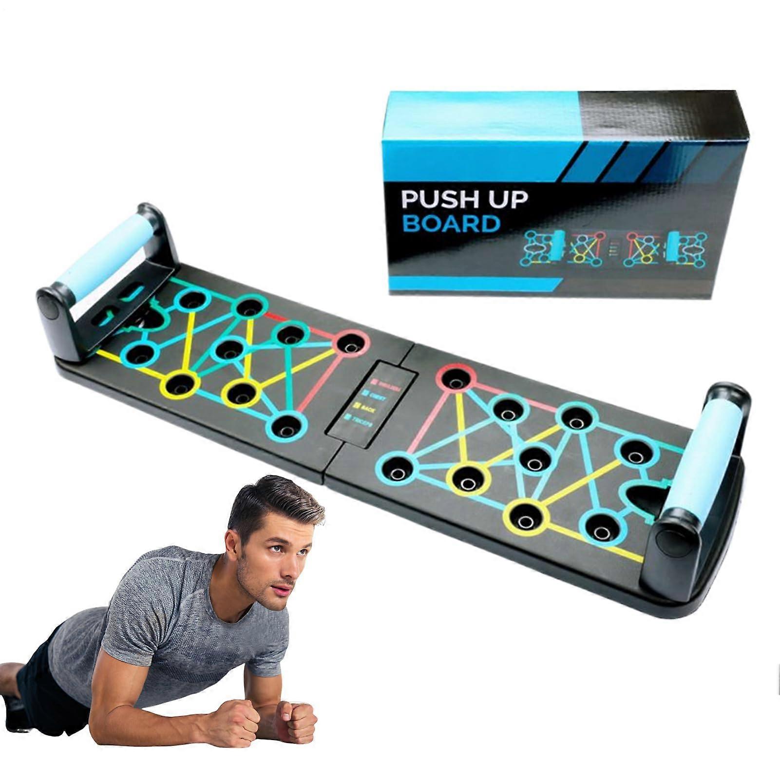 Push Up Board, Foldable Push Up Stand System, Multifunctional Home Training Equipment