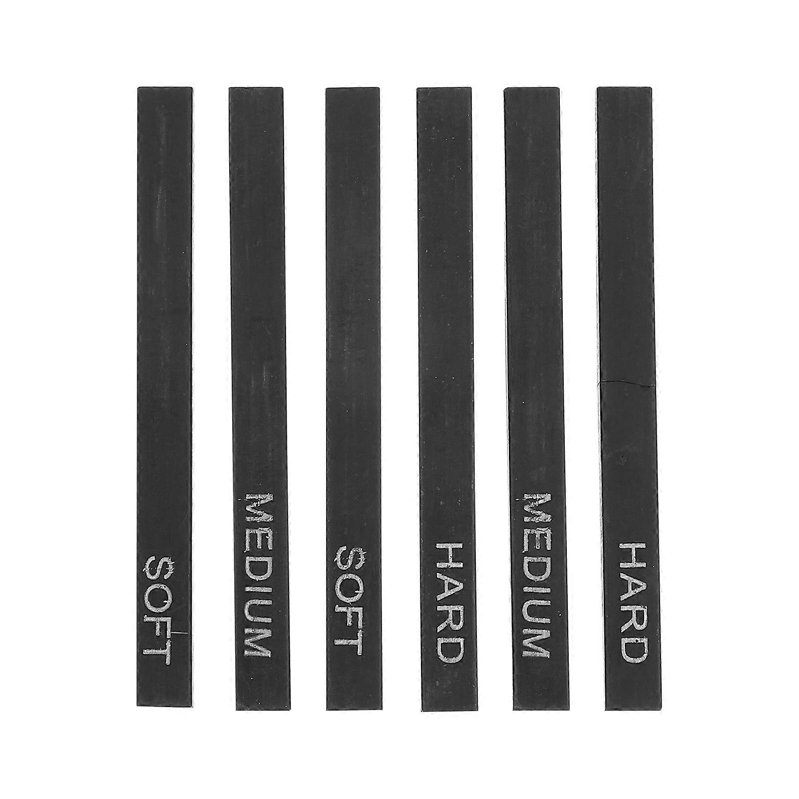 Compressed Charcoal Sticks Drawing Tools For Sketching And Blending Art Supplies 6Pcs