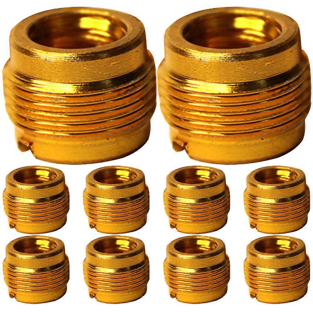 10pcs Female to Male Screw Adapter for Microphone Stand – Durable Threaded Connector for Professional and Personal Mic Stand Use