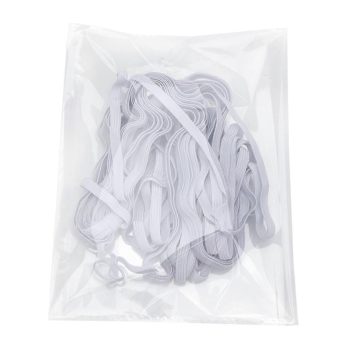 Elastic Cord For Clothing Sewing Accessories Polyester Elastic Yarn Flat Shape For Underwear Skirts 2 Rolls 10 Meters Each